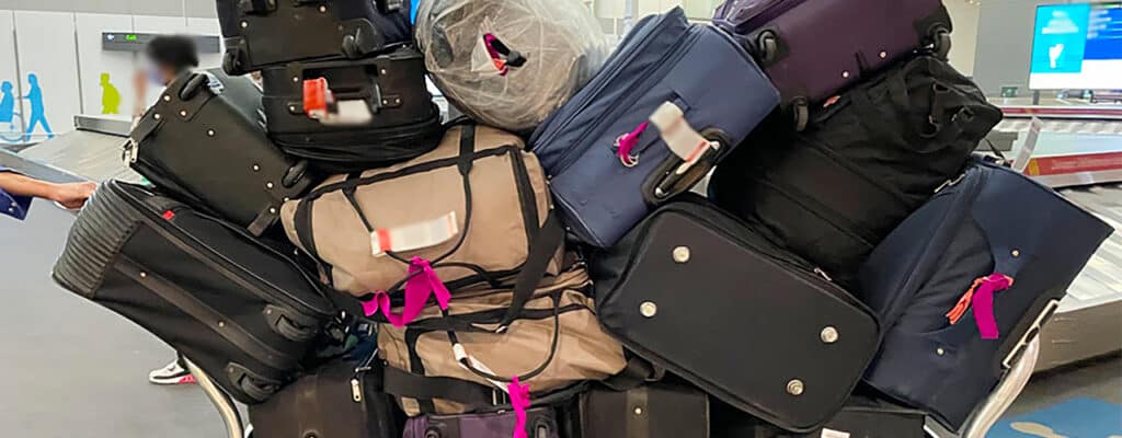 pile of luggage