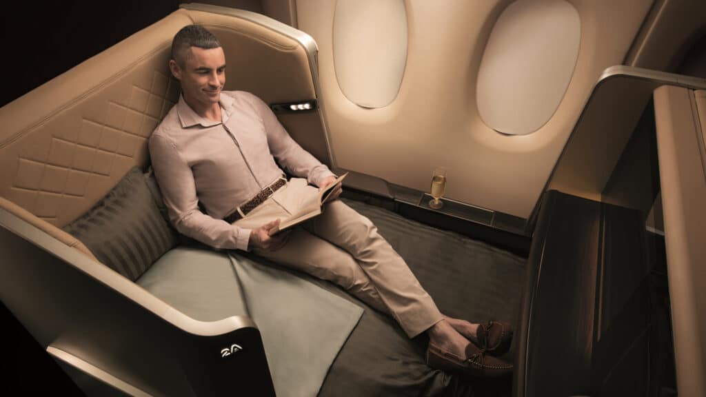 first class on Singapore Airlines