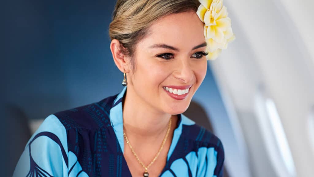 flight attendant on hawaiian airlines
