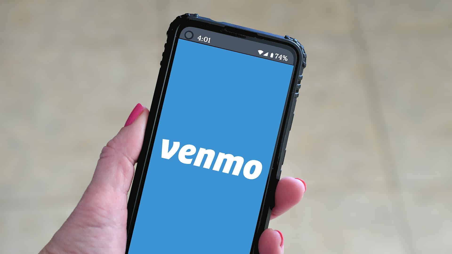 venmo app screen