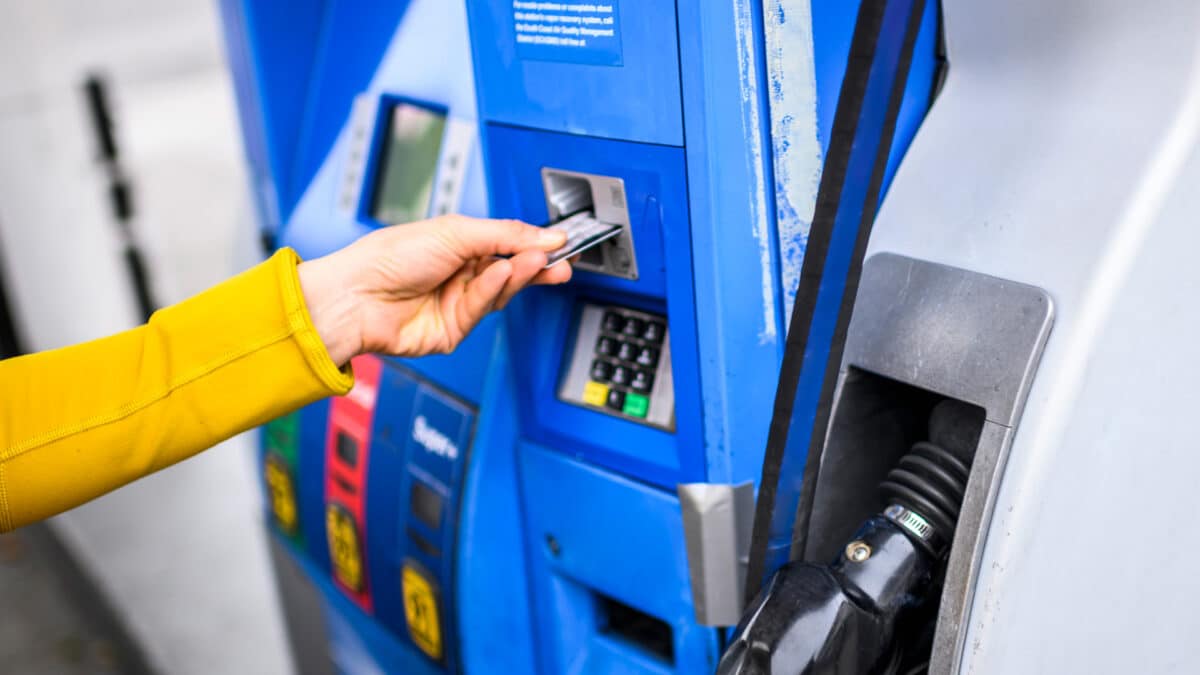 pumping gas with credit card