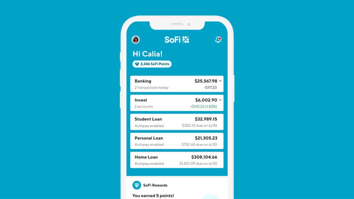 SoFi app
