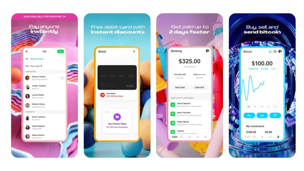 Cash App screenshots