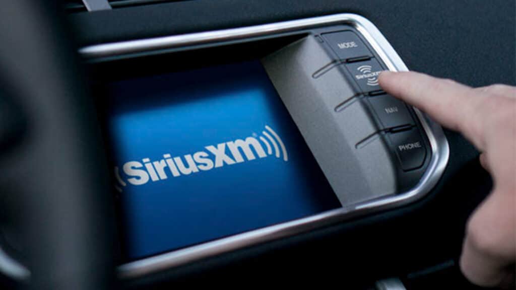 SiriusXM on car radio