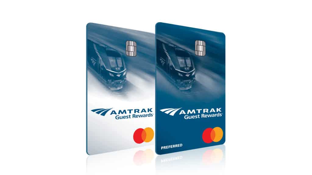 Amtrak Rewards cards