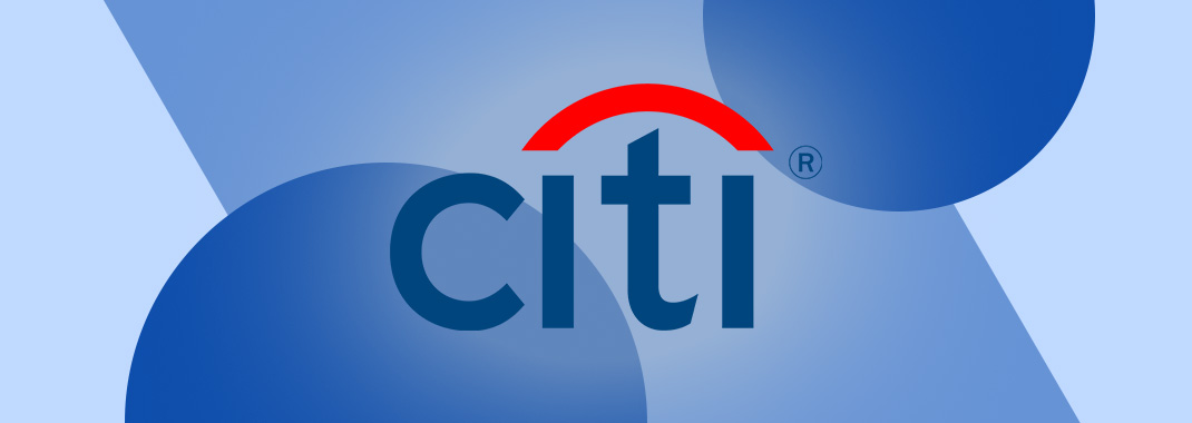 citi logo on blue