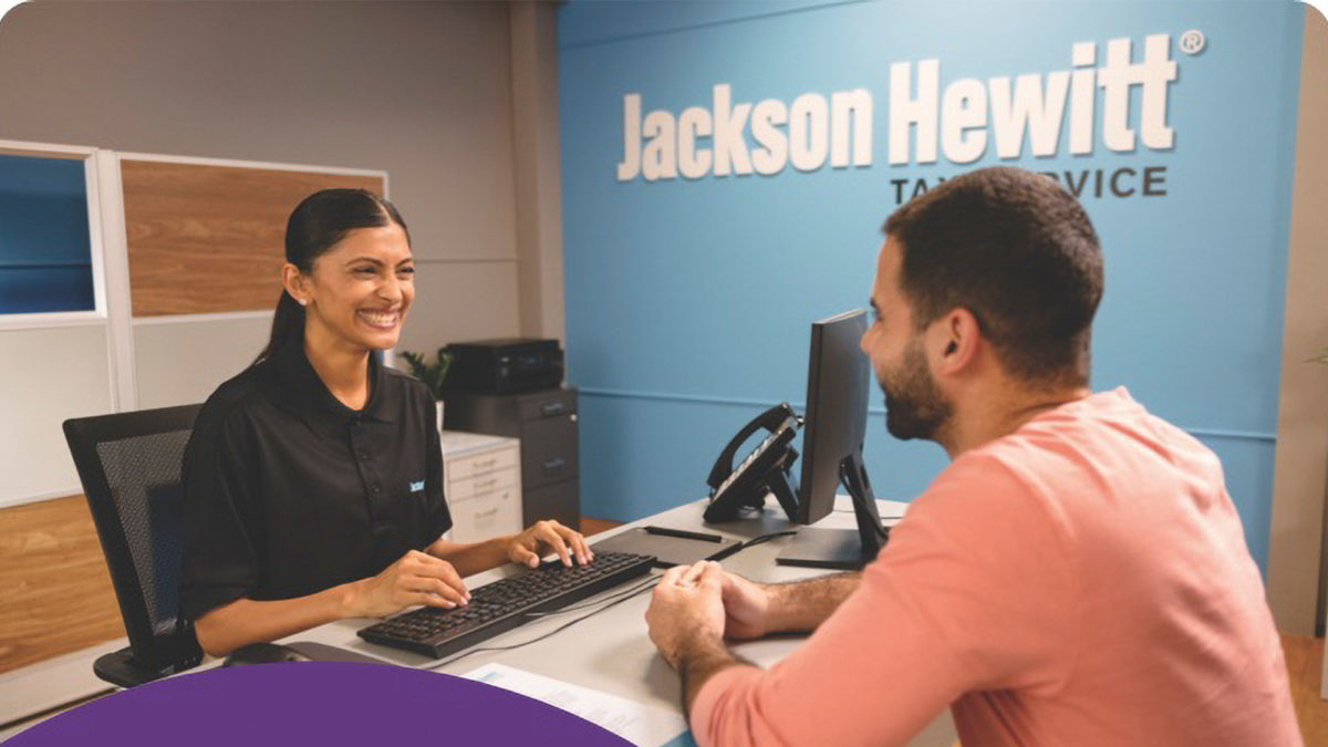 taxes in person at Jackson Hewitt
