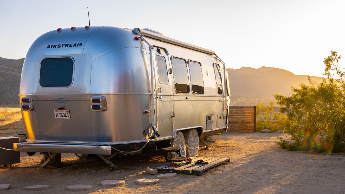 airstream parked