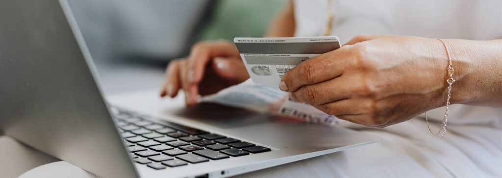 using credit card for online shopping