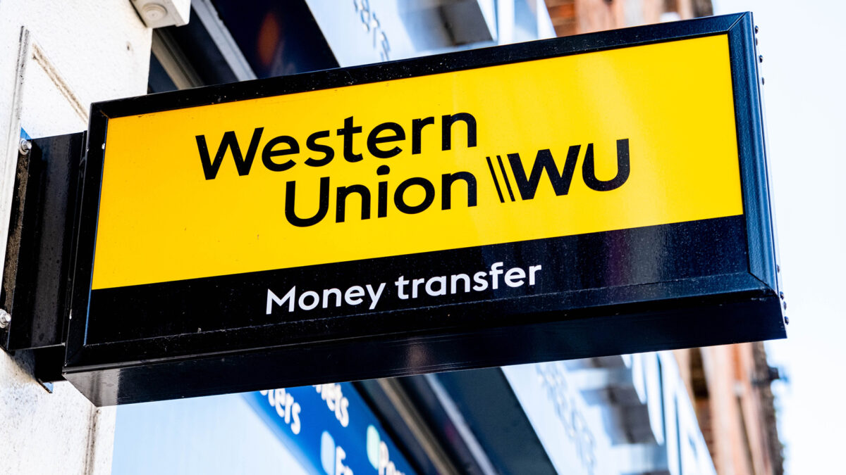 Western Union sign